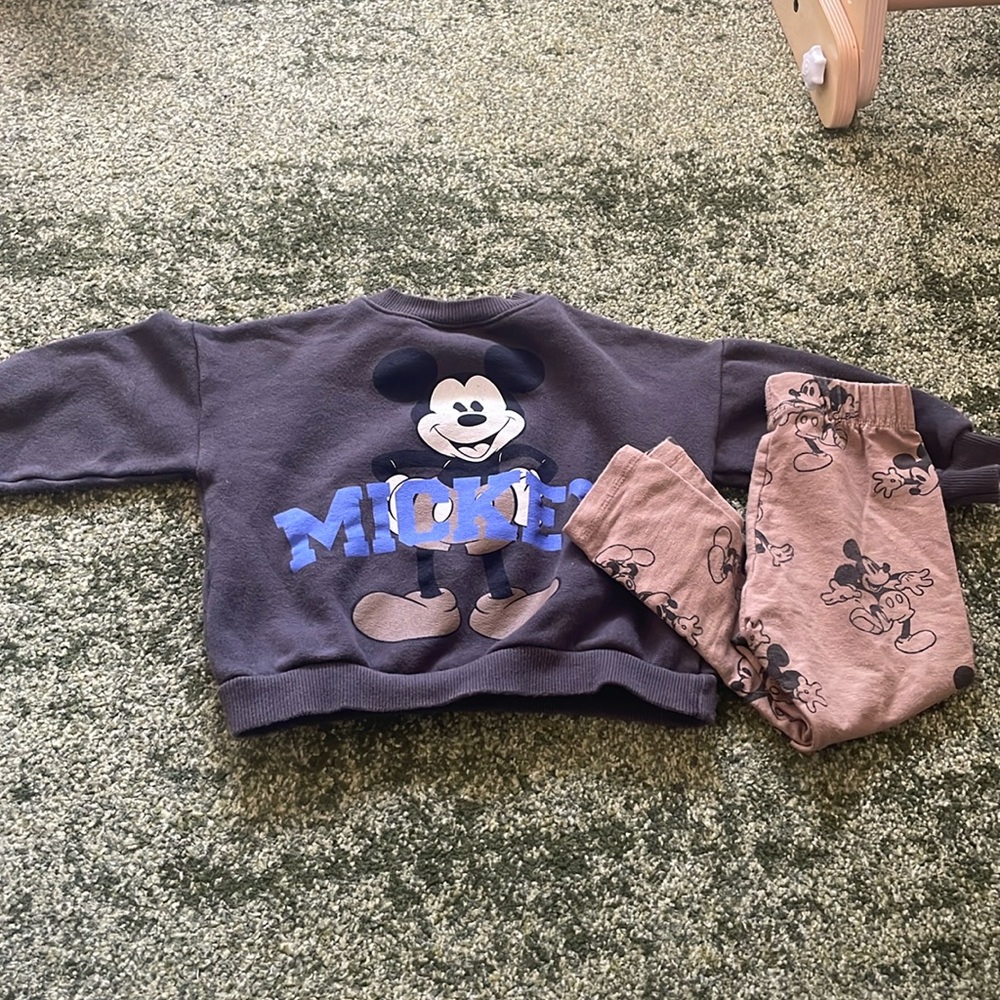 2-3 Disney Zara set Mickey Mouse
